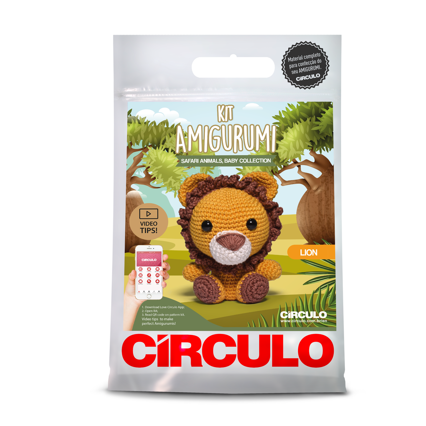 AMIGURUMI KIT (SAFARI BABY)