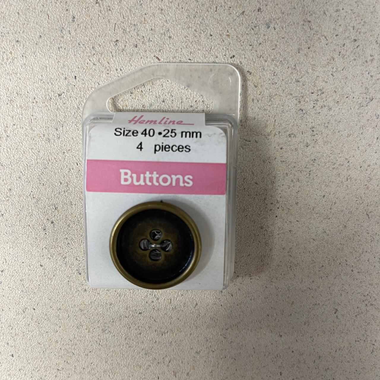 Assorted Craft Buttons – Multiple Sizes for Sewing & DIY