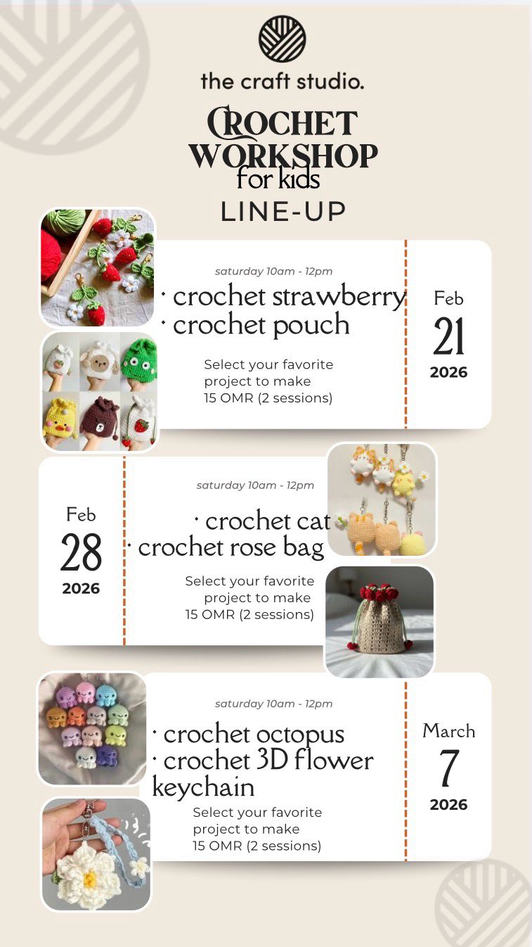 CROCHET WORKSHOP FOR KIDS