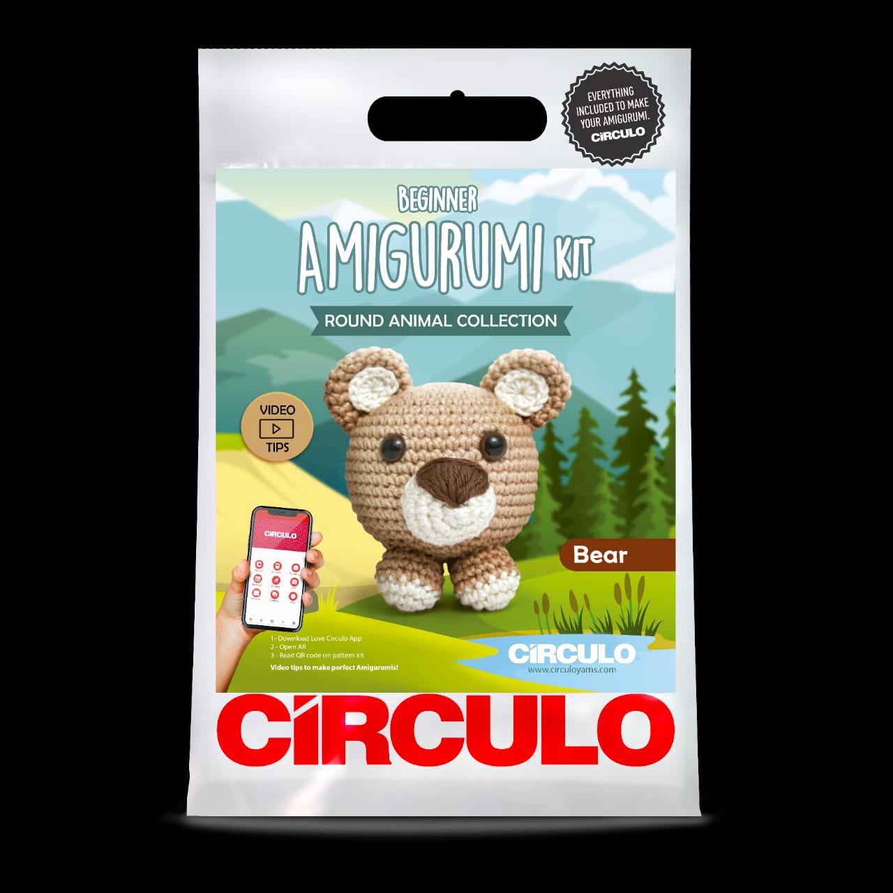 CIRCULO AMIGURUMI KIT; ANIMAL BALL
