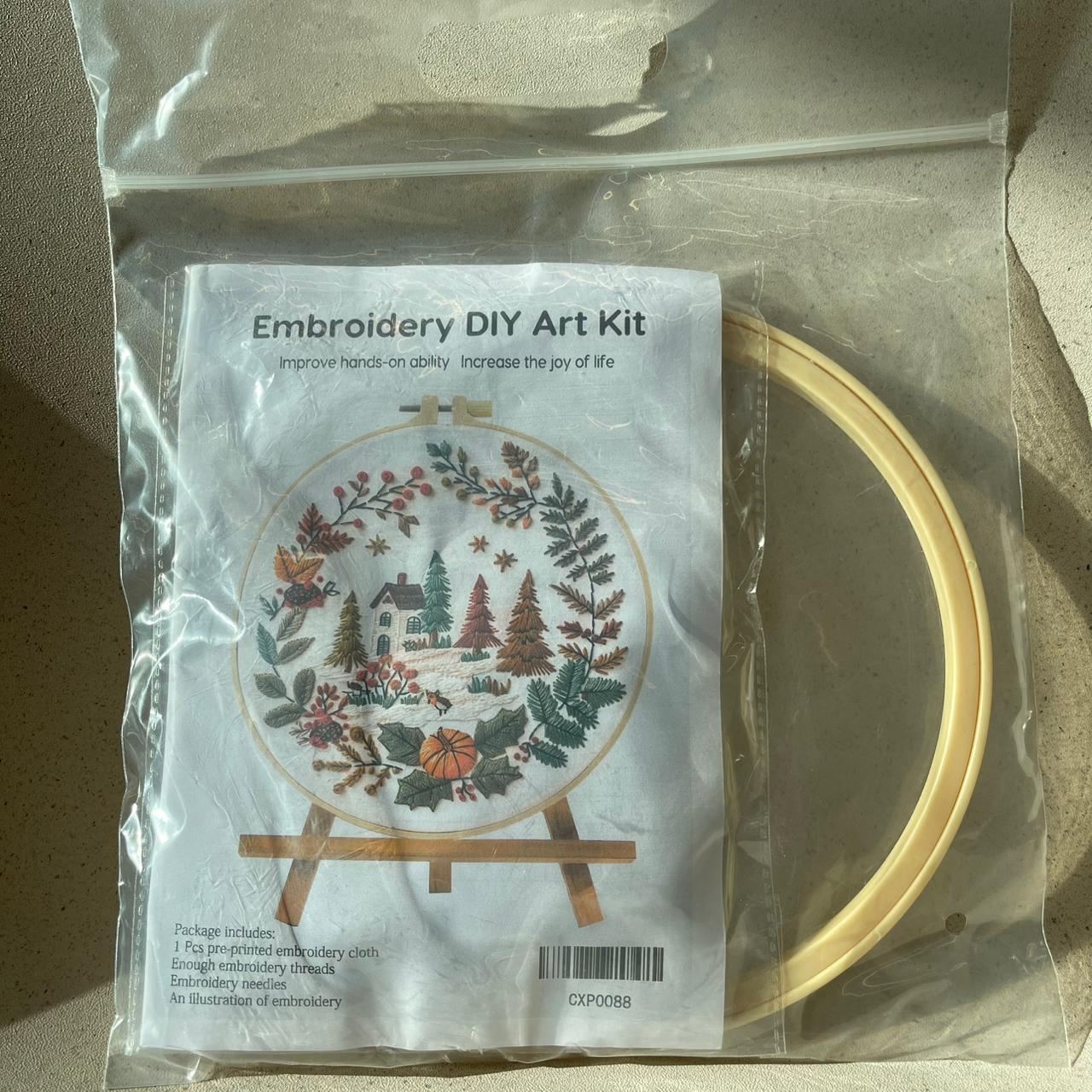 EMBROIDERY DIY ART KIT SET
