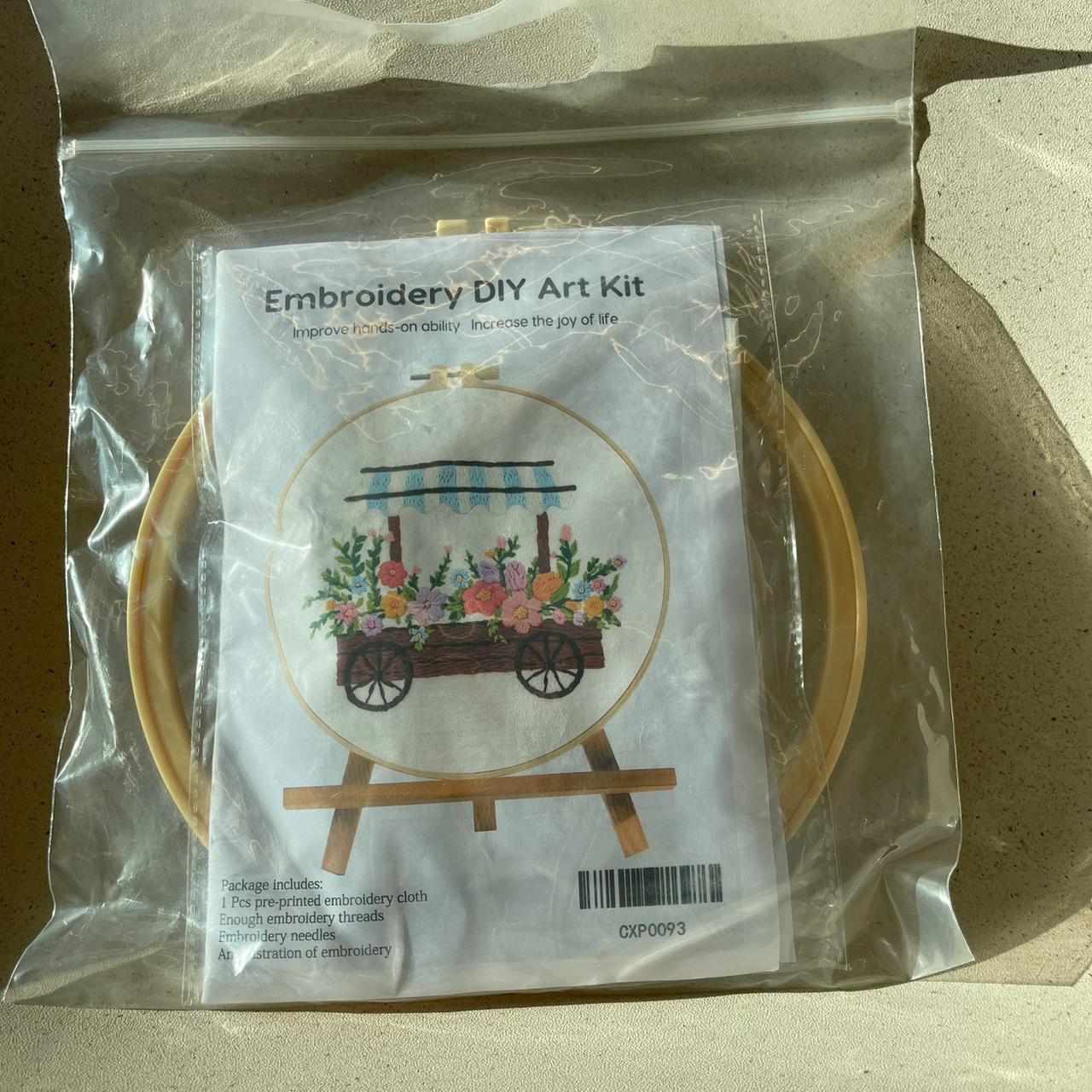 EMBROIDERY DIY ART KIT SET