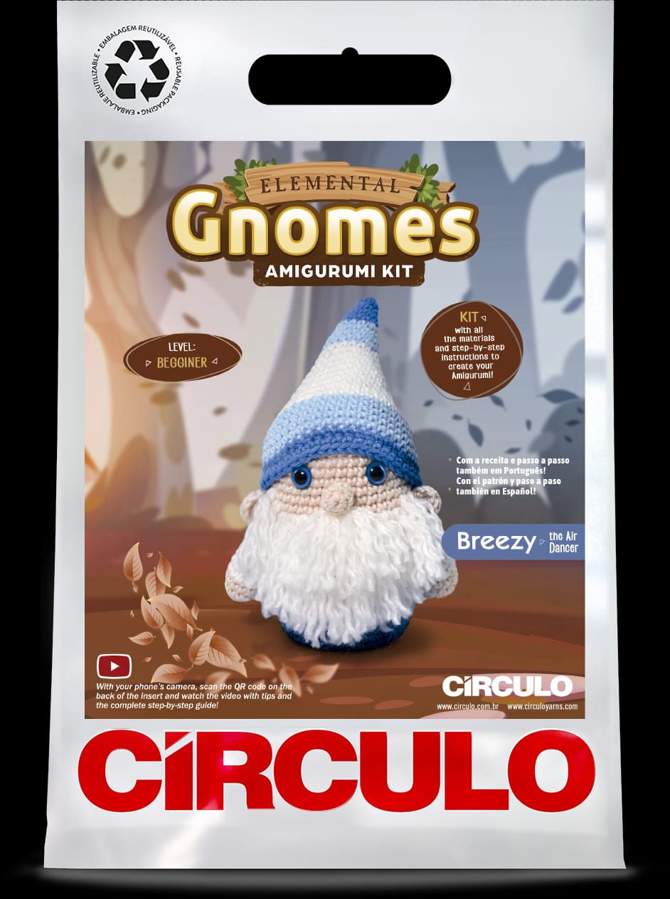 Círculo Amigurumi Kit – Elemental Gnomes Collection