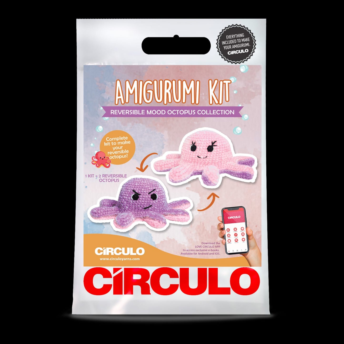 Círculo Amigurumi Kit – Mood Octopus