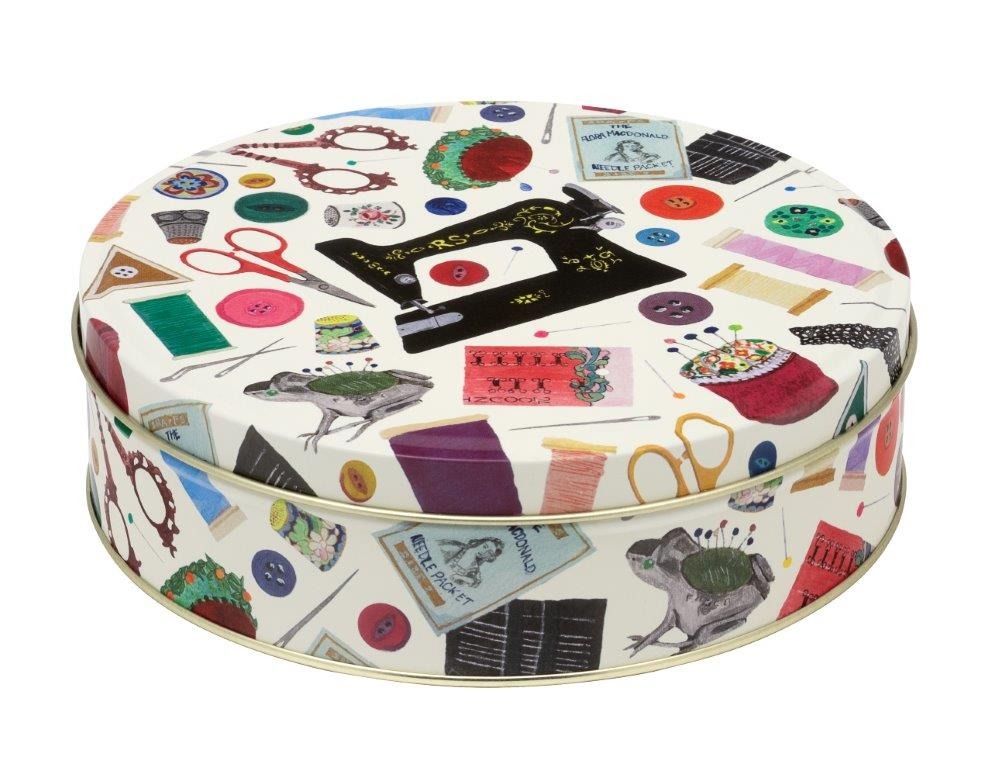 Needles & Thread round tin