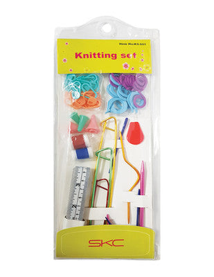 SKC Knitting Set – 63-Piece Knitting Accessory Kit